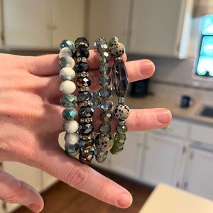 Jeweled Bracelet Set